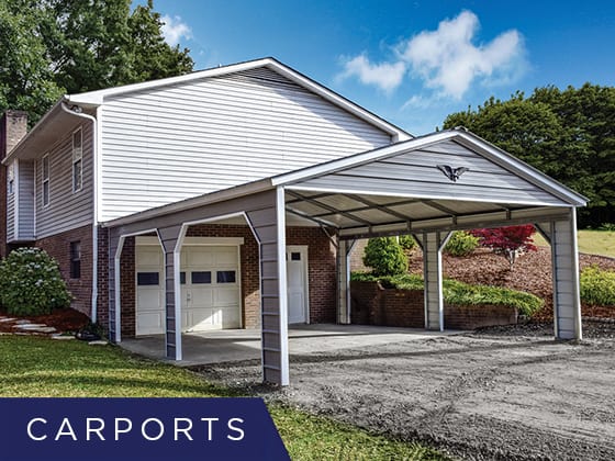 Carports St. Louis MO : 314-916-3030 : Garages : Barns : Buildings - Metal Carports